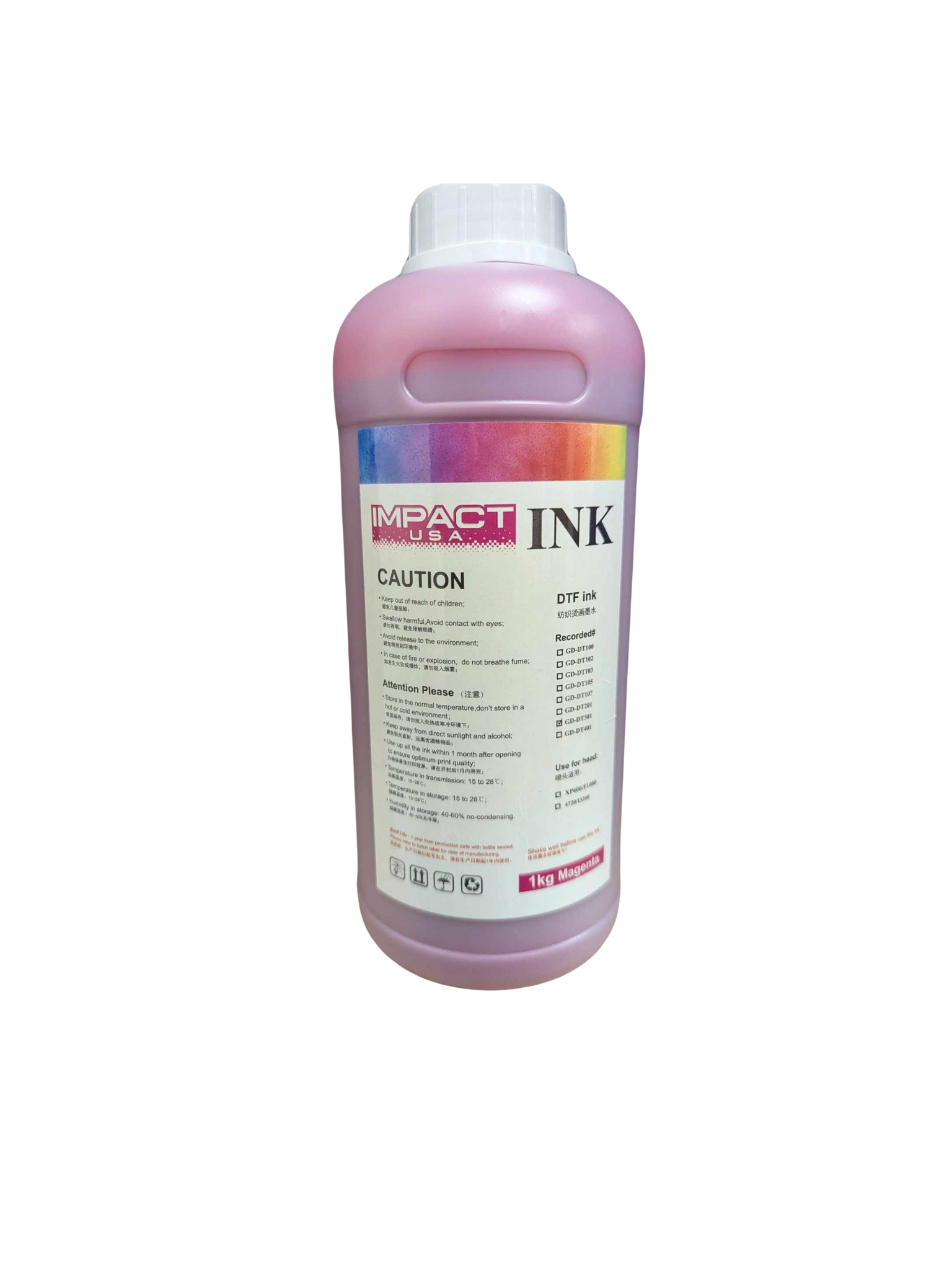 DTF Ink Magenta 1 Liter