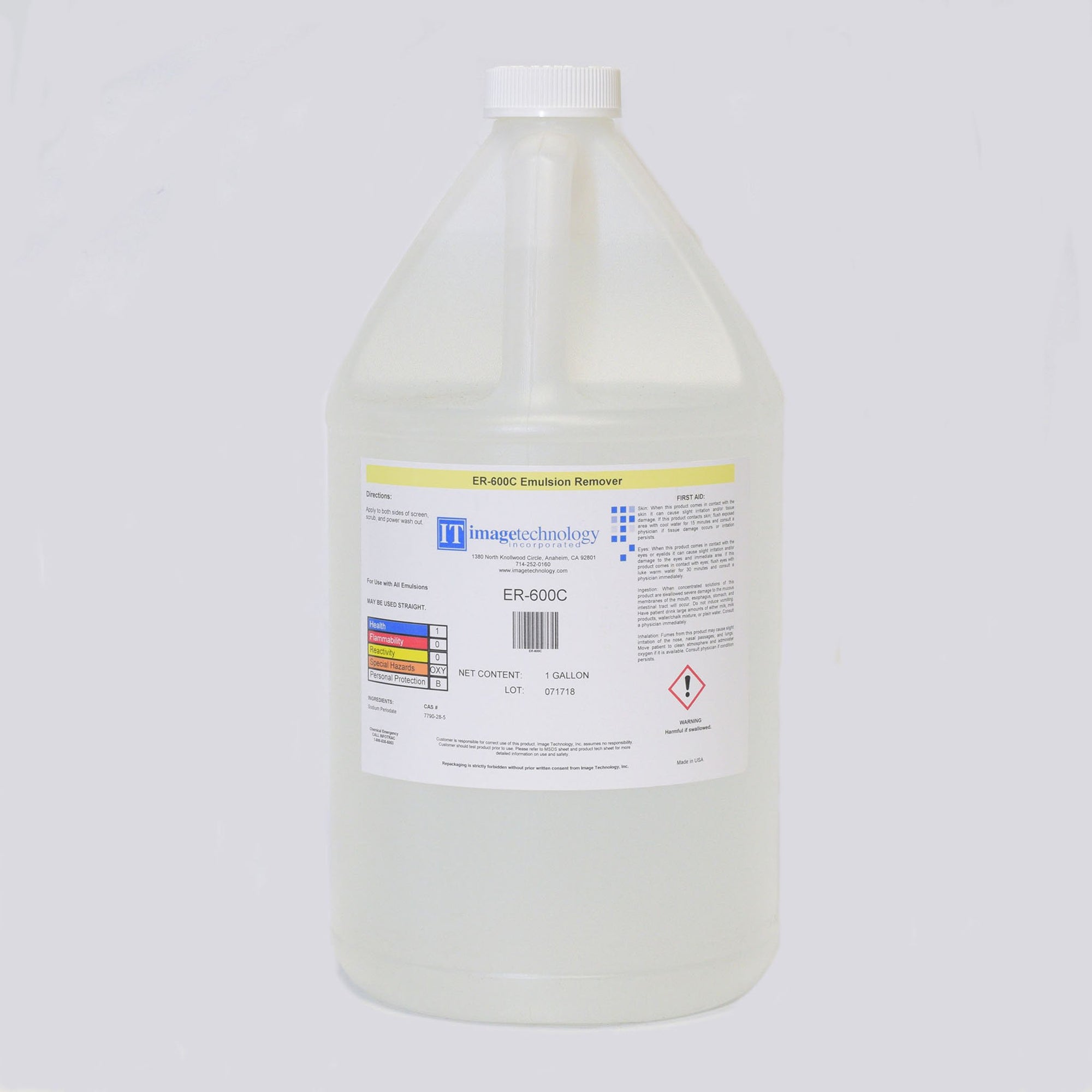 ER-600C EMULSION REMOVER