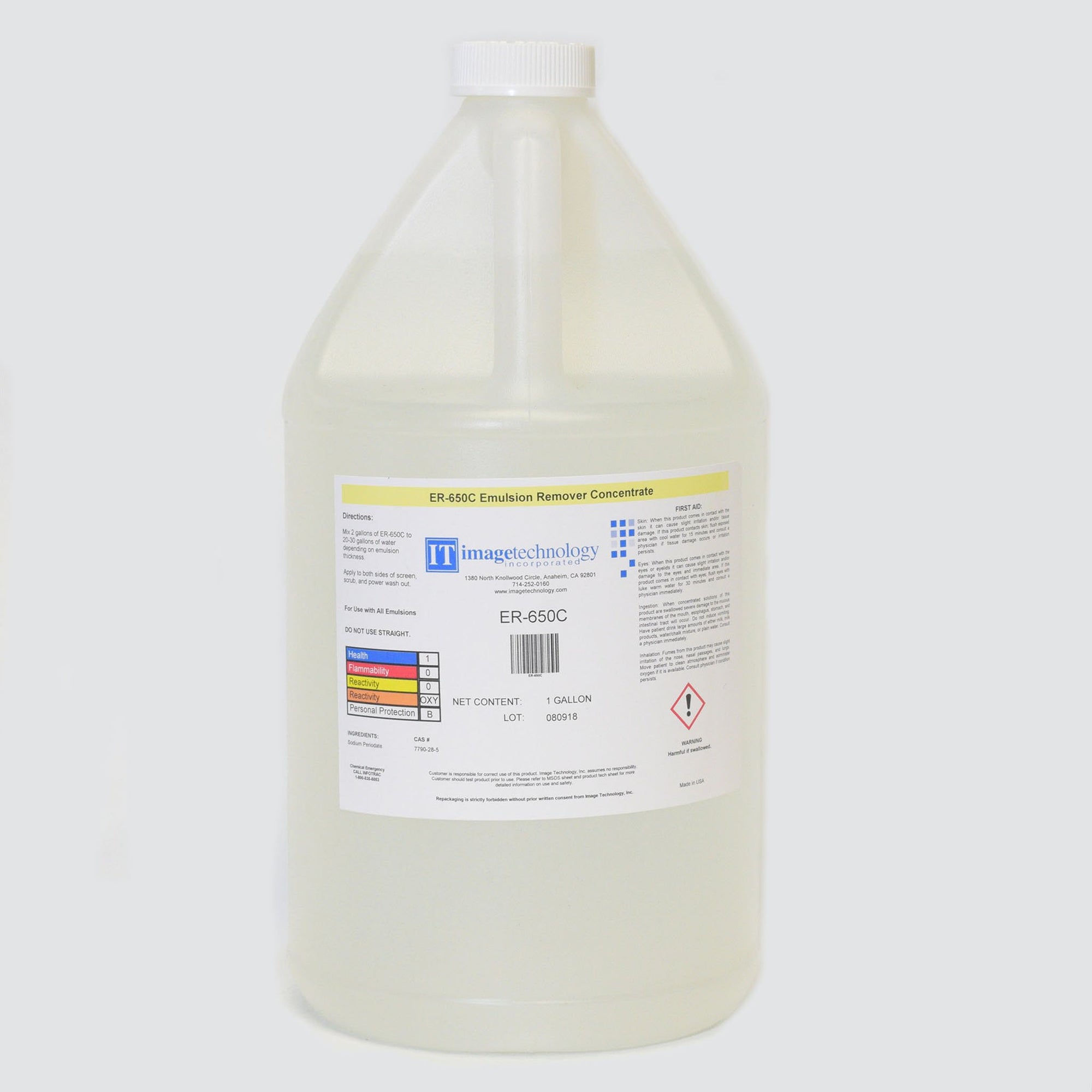 ER-650C CONC. EMULSION REMOVER