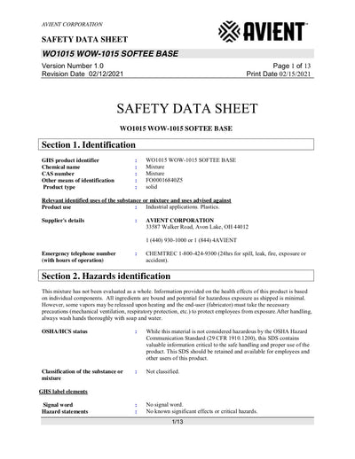 QCM- WOW 1015 SOFTEE BASE